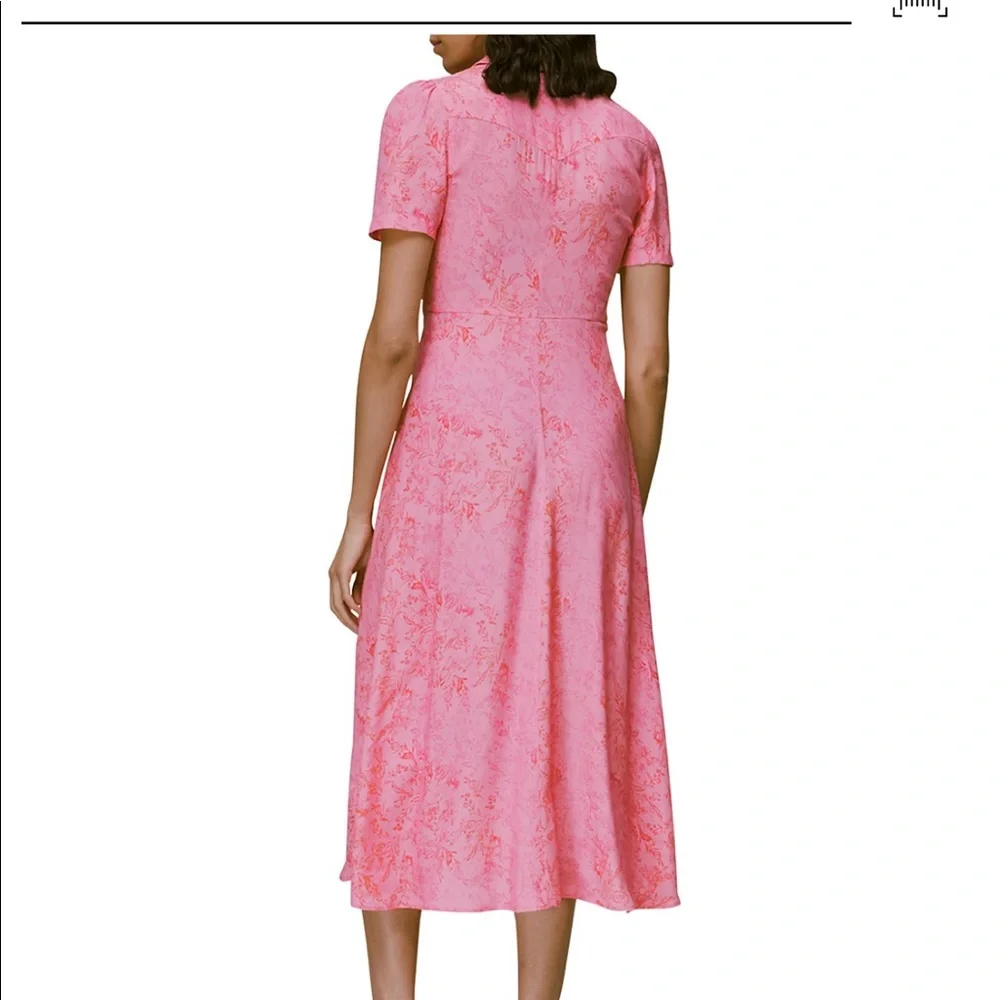 Whistles London baroque floral shirt dress - Picture 3 of 8